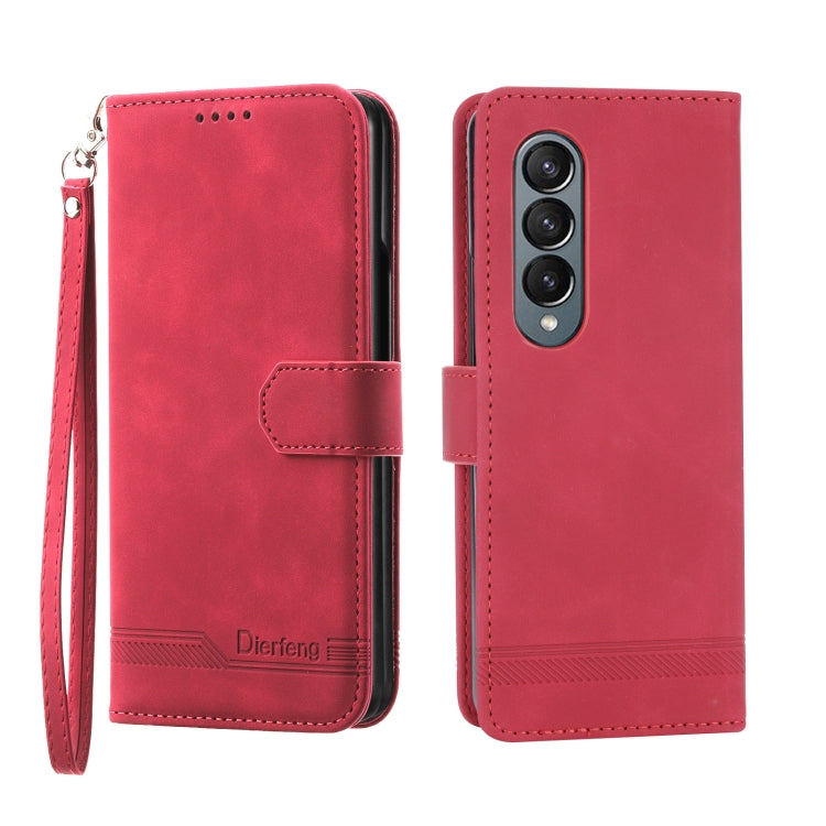 Dierfeng Dream Line TPU + PU Leather Phone Case