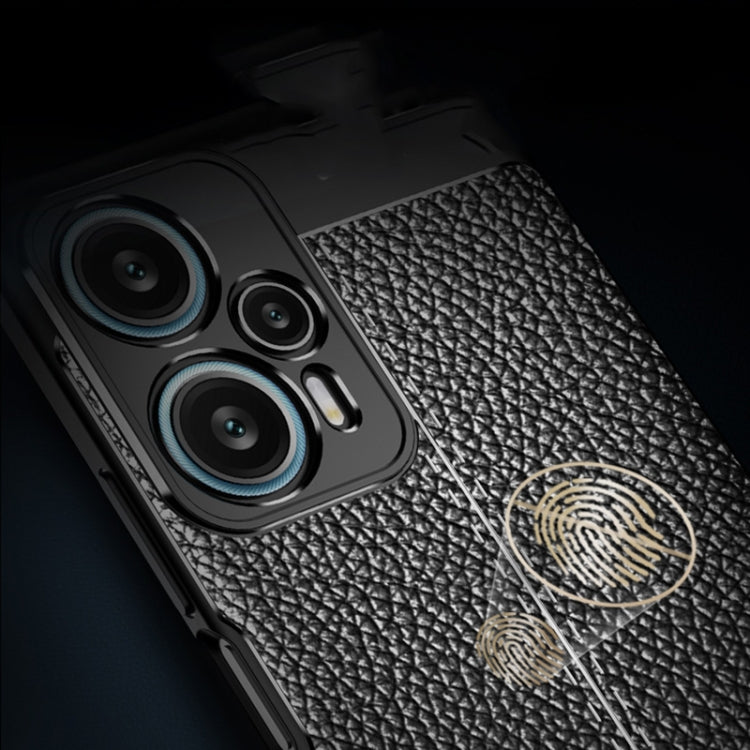 Litchi Texture Shockproof TPU Phone Case