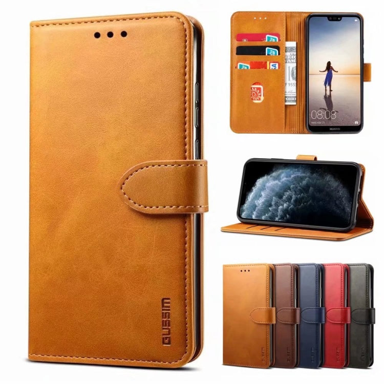 GUSSIM Horizontal Flip Leather Phone Case