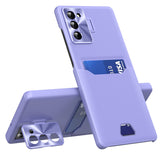 Pure Color Invisible Lens Holder Phone Case