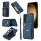 Zipper RFID Card Slots Phone Case with Short Lanyard