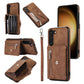 Zipper RFID Card Slots Phone Case with Short Lanyard
