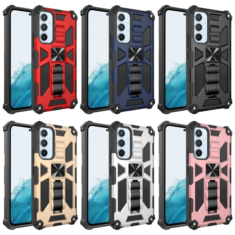 Armor Shockproof TPU + PC Magnetic Protective Phone Case with Holder