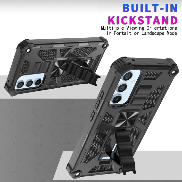 Armor Shockproof TPU + PC Magnetic Protective Phone Case with Holder