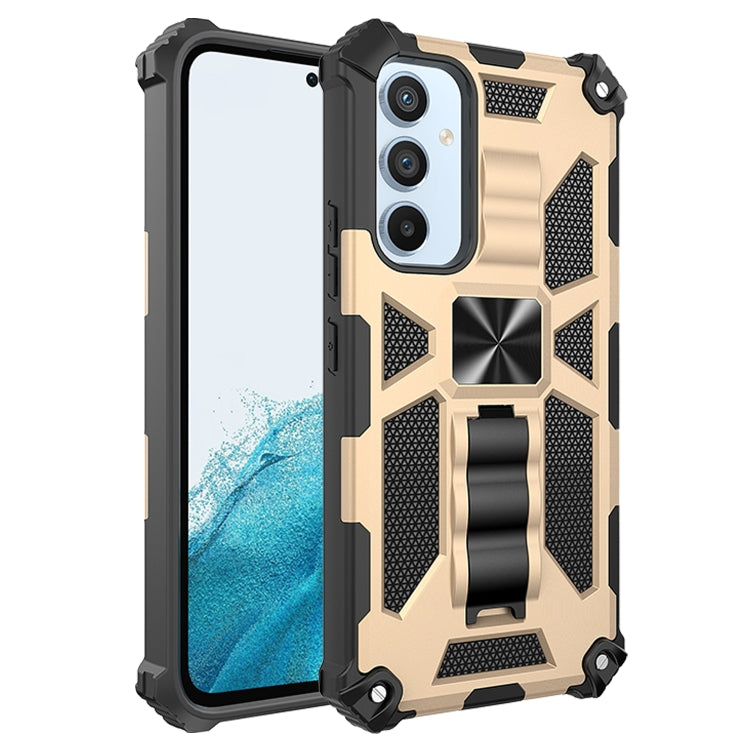 Armor Shockproof TPU + PC Magnetic Protective Phone Case with Holder