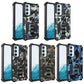 Camouflage Armor Shockproof TPU + PC Magnetic Protective Phone Case with Holder