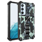 Camouflage Armor Shockproof TPU + PC Magnetic Protective Phone Case with Holder