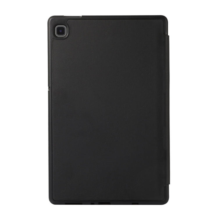 Solid Color 3-folding Leather Tablet Case