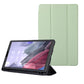 Solid Color 3-folding Leather Tablet Case