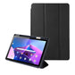 Solid Color 3-folding Leather Tablet Case