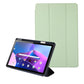 Solid Color 3-folding Leather Tablet Case