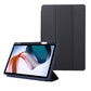 Solid Color 3-folding Leather Tablet Case