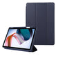 Solid Color 3-folding Leather Tablet Case