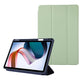 Solid Color 3-folding Leather Tablet Case