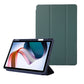 Solid Color 3-folding Leather Tablet Case