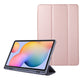 Solid Color 3-folding Leather Tablet Case