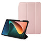 Solid Color 3-folding Leather Tablet Case