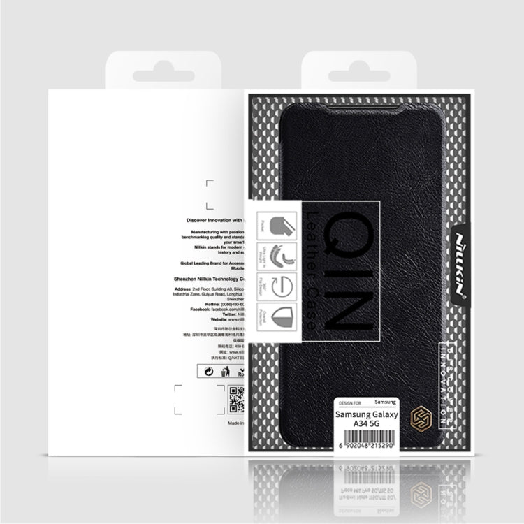 NILLKIN QIN Series Crazy Horse Texture Leather Case