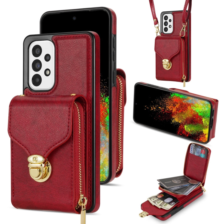 Zipper Hardware Card Wallet Phone Case