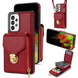 Zipper Hardware Card Wallet Phone Case