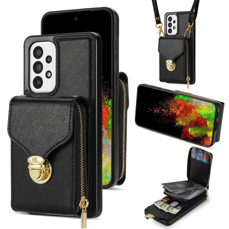 Zipper Hardware Card Wallet Phone Case