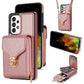 Zipper Hardware Card Wallet Phone Case