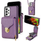 Zipper Hardware Card Wallet Phone Case