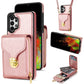 Zipper Hardware Card Wallet Phone Case