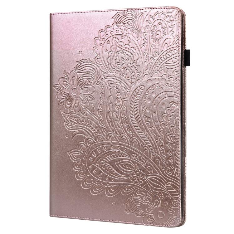 Peacock Embossed Pattern Leather Tablet Case