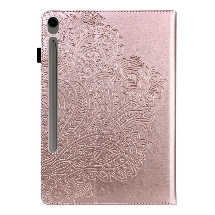 Peacock Embossed Pattern Leather Tablet Case