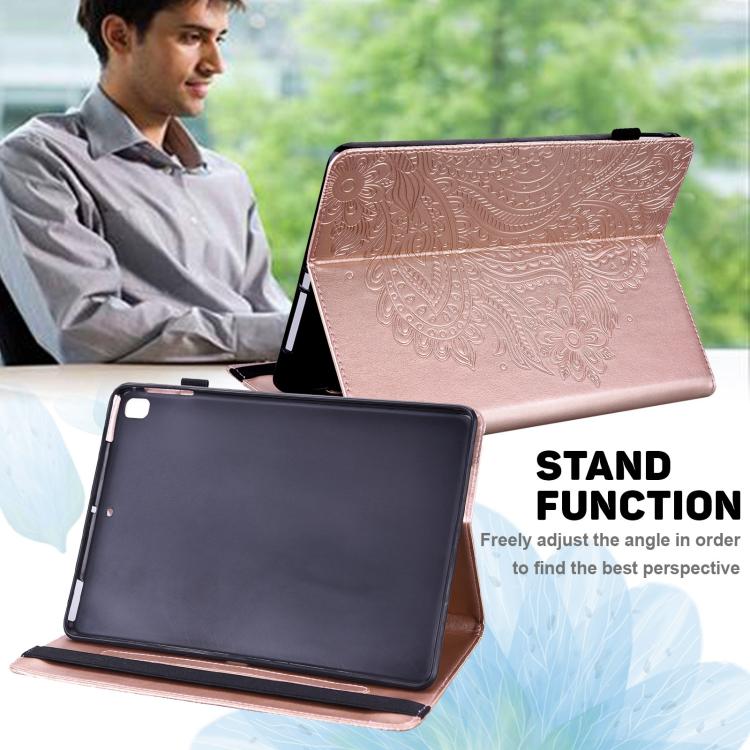 Peacock Embossed Pattern Leather Tablet Case