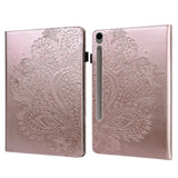 Peacock Embossed Pattern Leather Tablet Case