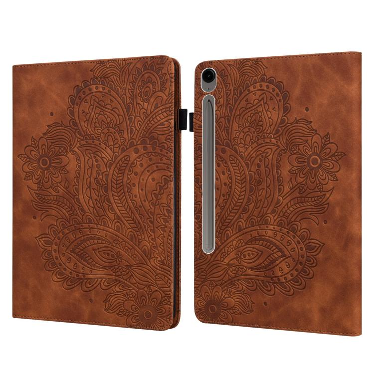 Peacock Embossed Pattern Leather Tablet Case