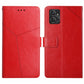 HT01 Y-shaped Pattern Flip Leather Phone Case