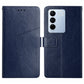 HT01 Y-shaped Pattern Flip Leather Phone Case