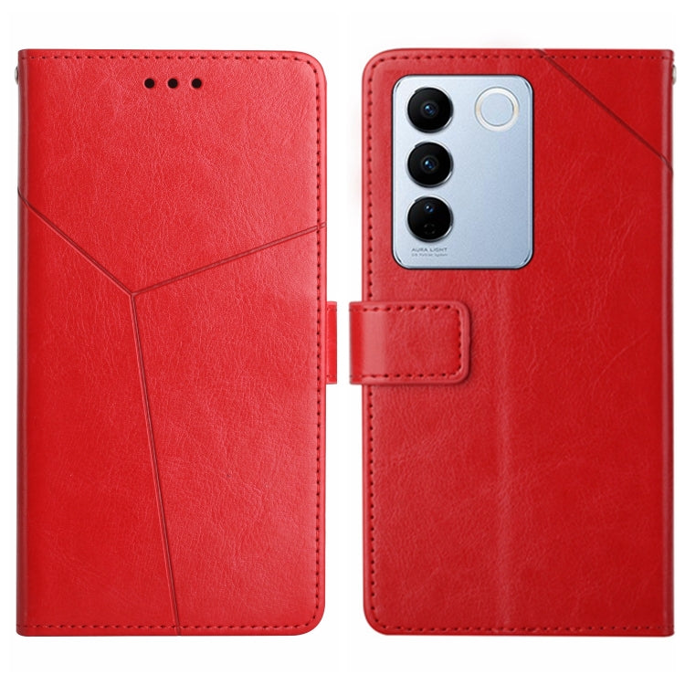 HT01 Y-shaped Pattern Flip Leather Phone Case