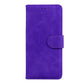 Skin Feel Pure Color Flip Leather Phone Case