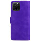 Skin Feel Pure Color Flip Leather Phone Case