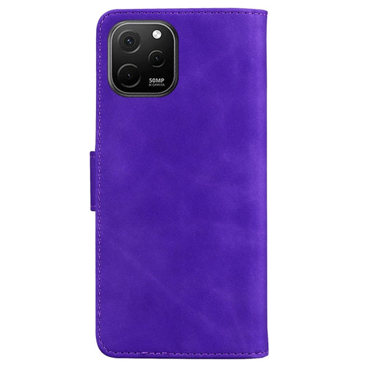 Skin Feel Pure Color Flip Leather Phone Case