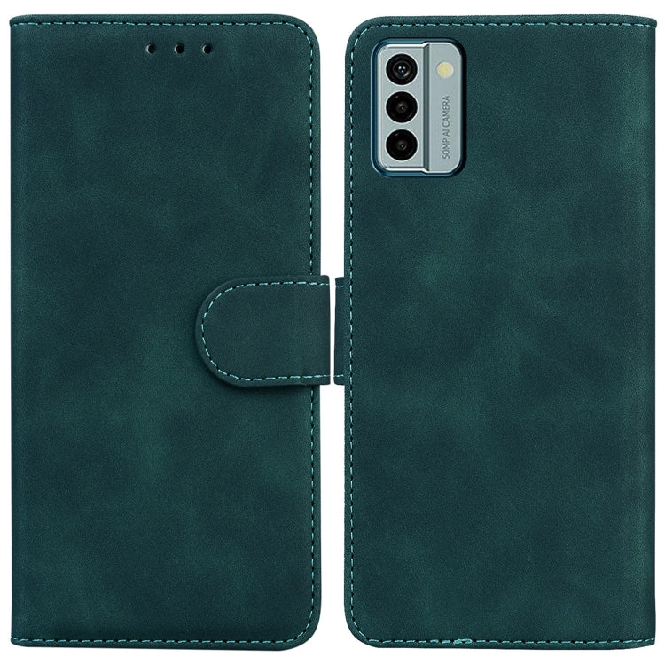 Skin Feel Pure Color Flip Leather Phone Case
