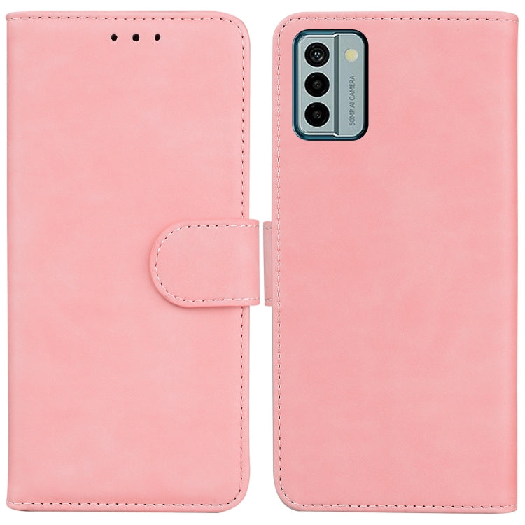 Skin Feel Pure Color Flip Leather Phone Case