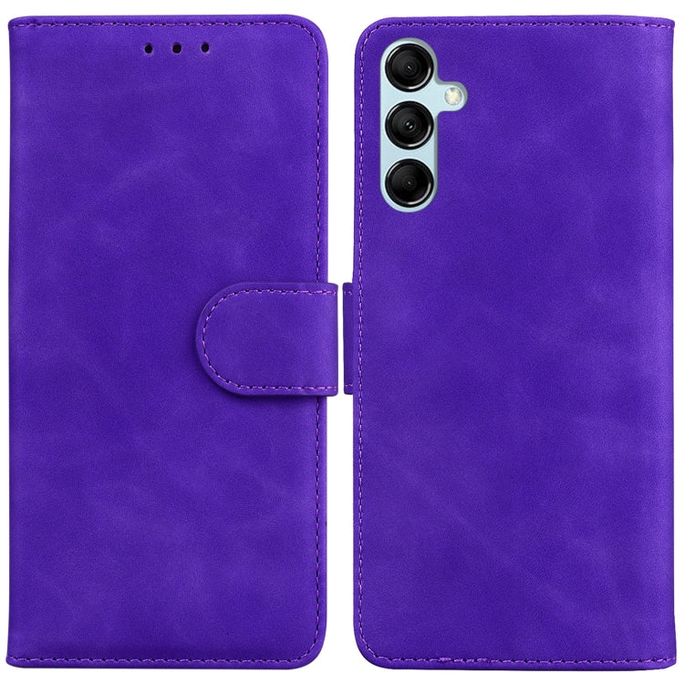 Skin Feel Pure Color Flip Leather Phone Case