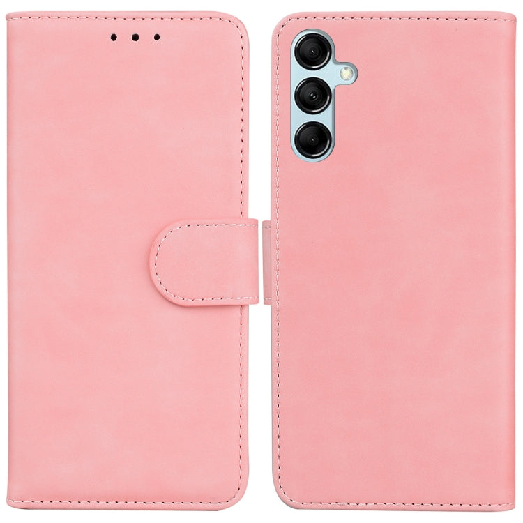 Skin Feel Pure Color Flip Leather Phone Case