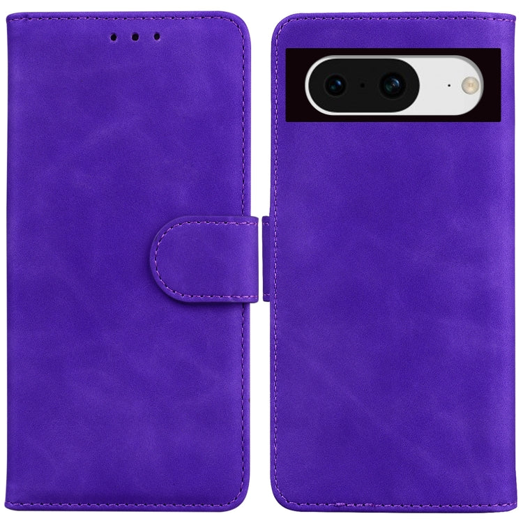Skin Feel Pure Color Flip Leather Phone Case