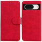 Skin Feel Pure Color Flip Leather Phone Case