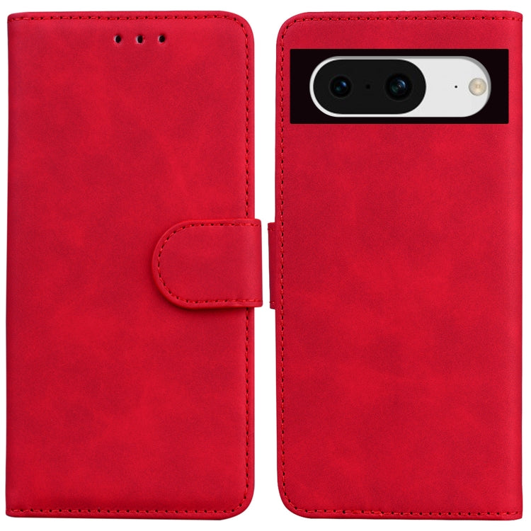 Skin Feel Pure Color Flip Leather Phone Case