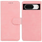 Skin Feel Pure Color Flip Leather Phone Case