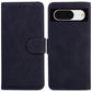 Skin Feel Pure Color Flip Leather Phone Case