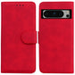 Skin Feel Pure Color Flip Leather Phone Case