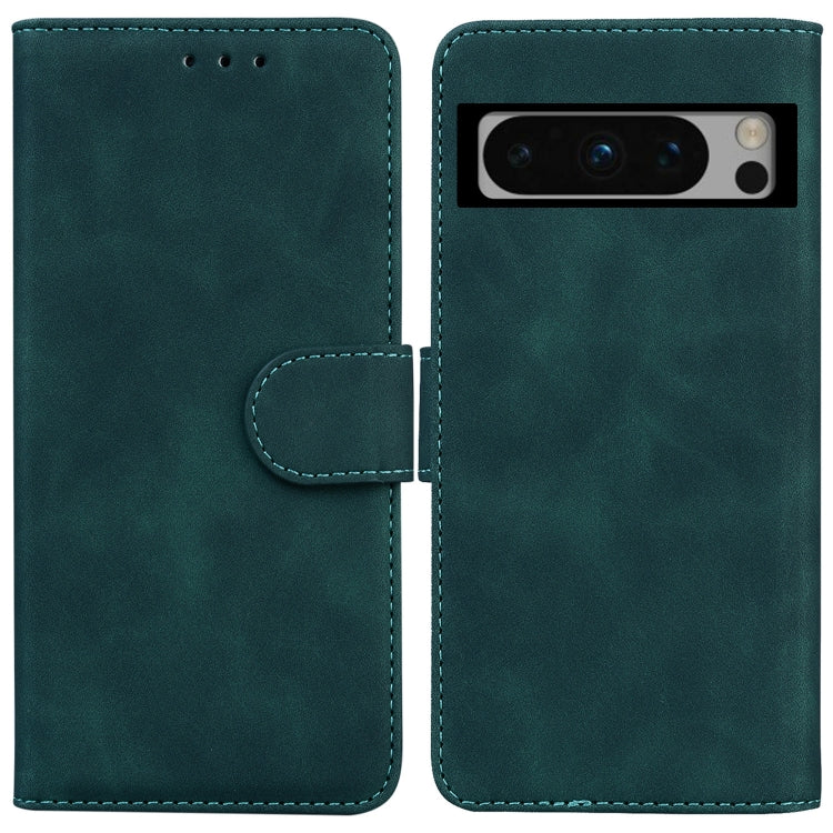 Skin Feel Pure Color Flip Leather Phone Case